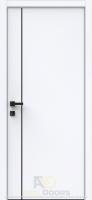 Межкомнатная дверь AxelDoors QMA9 велюр белый