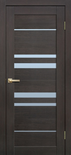 Межкомнатная дверь Fly doors L 14 венге 600мм стекло сатинат