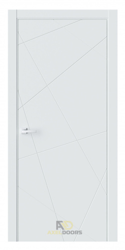 Межкомнатная дверь AxelDoors P1 белый 600*2000 мм