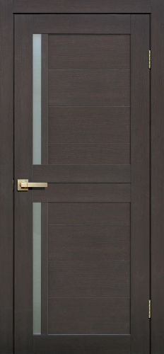 Межкомнатная дверь Fly doors L 22 венге 600мм стекло сатинат
