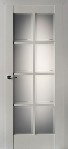 Межкомнатная дверь GeoDoors 244 Vinyl серый 600мм