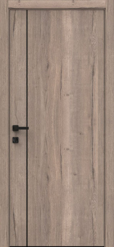 Межкомнатная дверь AxelDoors QMA9 дуб антик 600*2000 мм